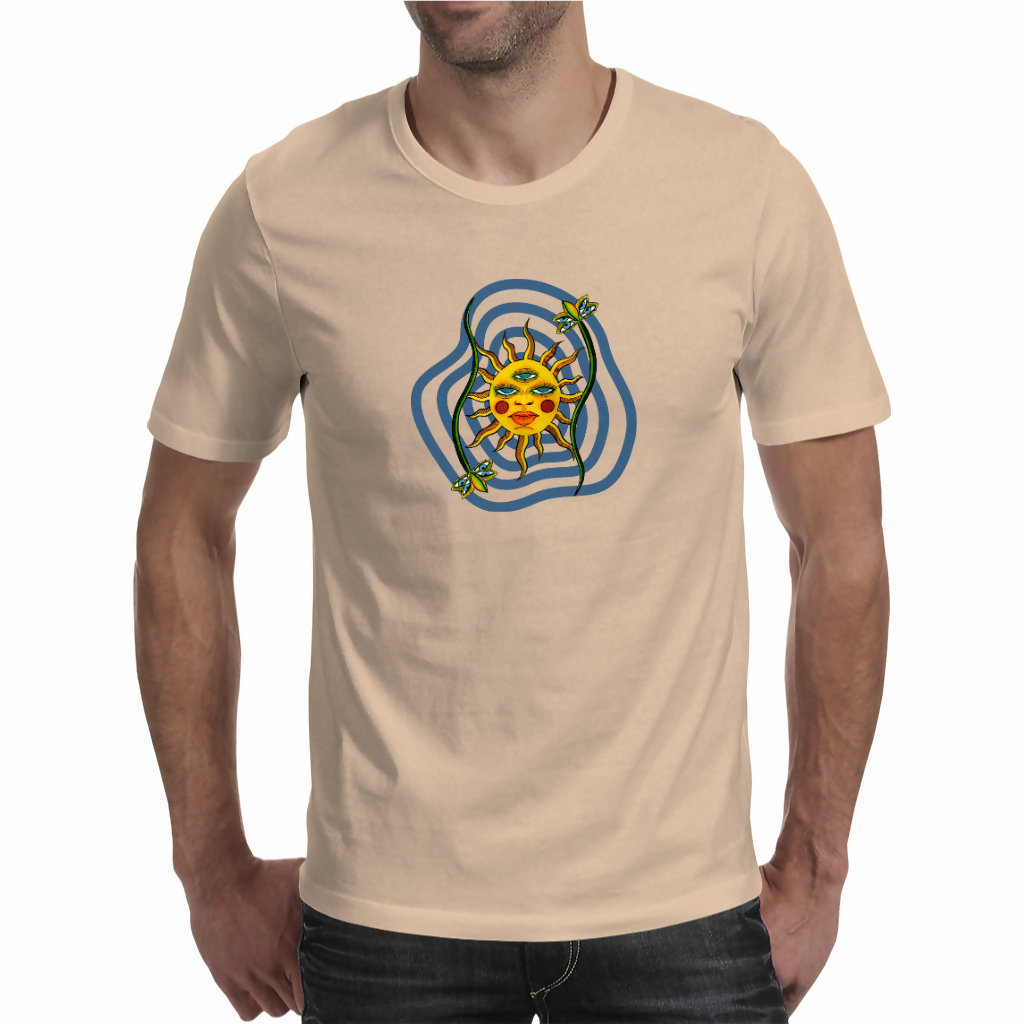 Three eyed sun (Dark) - Unisex T-shirt (NovelThredds)