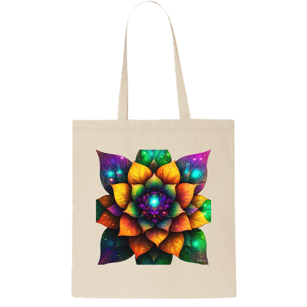 Floral 4 Tote Bag (ArtzyAi)