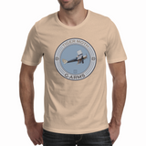 Tiger Moth G-ARMS - Men's Cotton T-Shirt 1 (GeraldSmithArt)