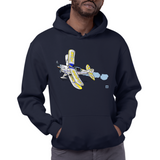 Pitts Special - Men's Hoodie 1 (Gerald SmithArt)