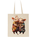 Piggy-8 Tote Bag (ArtzyAi) (8)