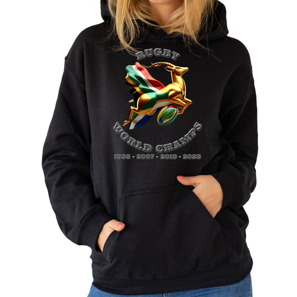 Rugby World Champions nr17 - Unisex Hoodie (Tackle and Try)