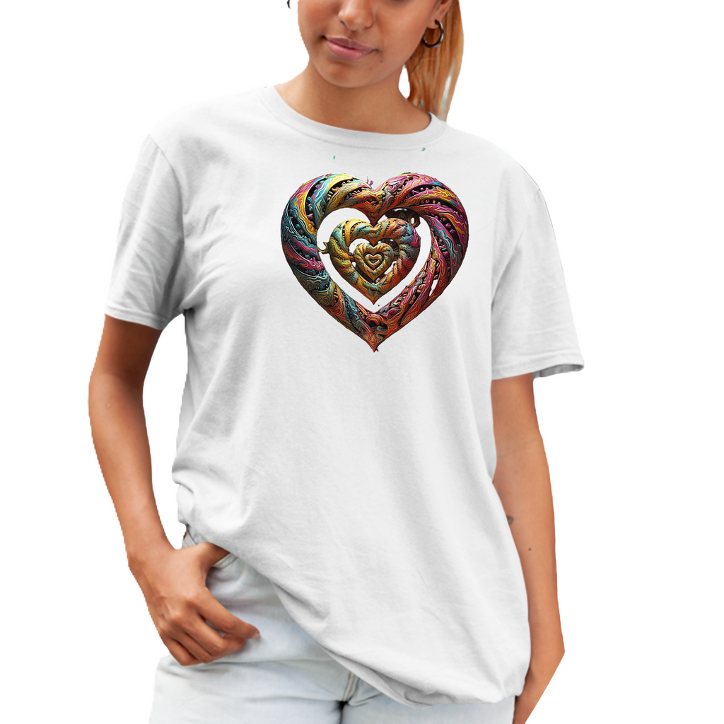 HEART OF GOLD P - Unisex T-Shirt (ArtzyAI)