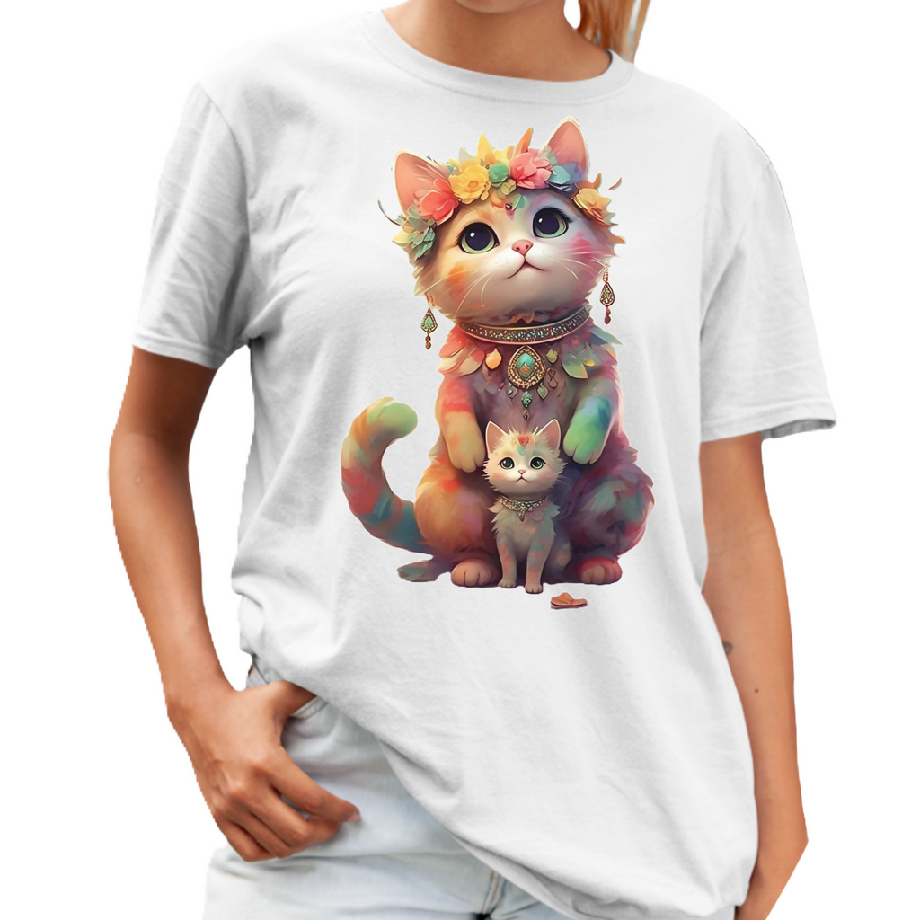 KittyCat-4 Unisex T-Shirt (ArtzyAi)