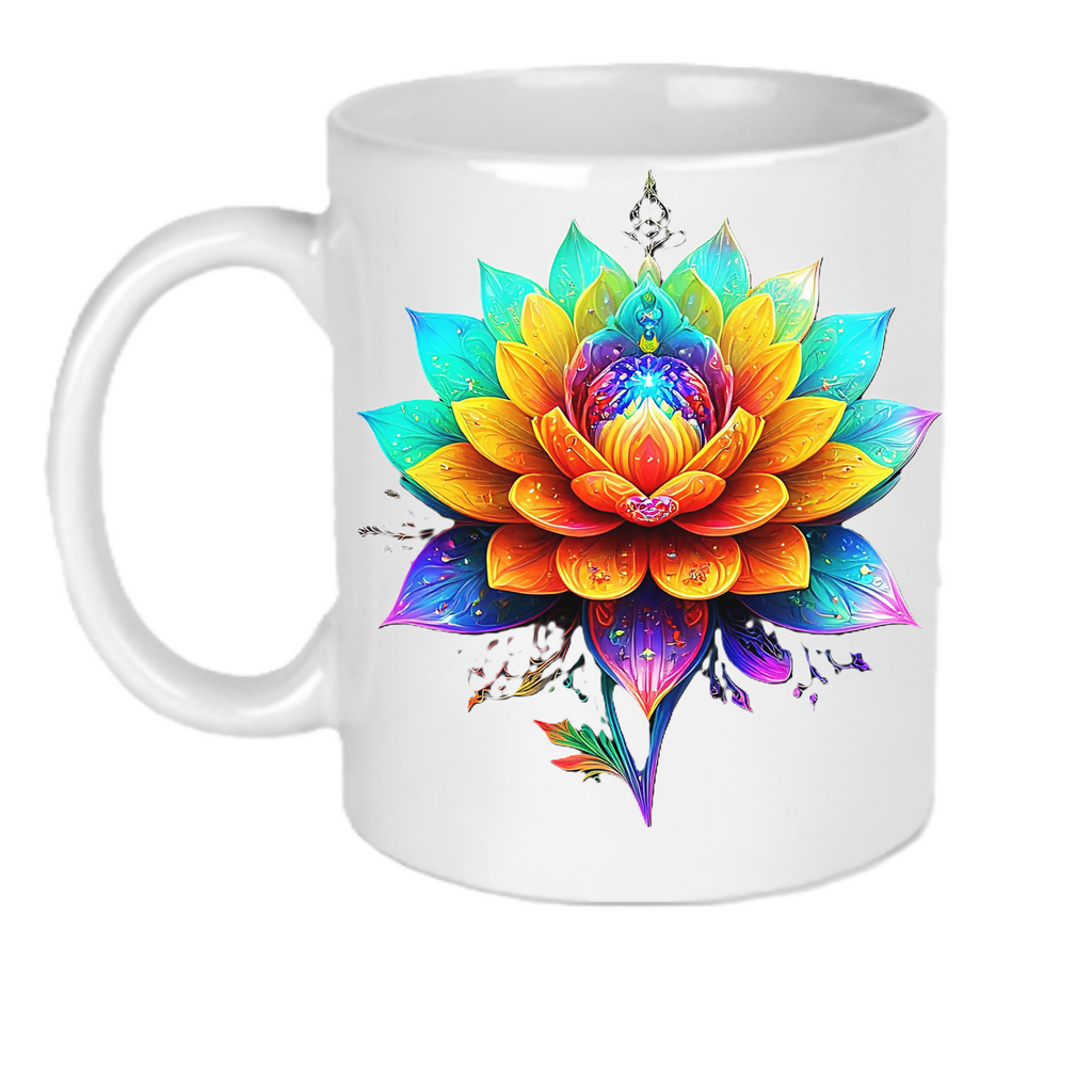 Petal 3 Ceramic Mug (ArtzyAi)