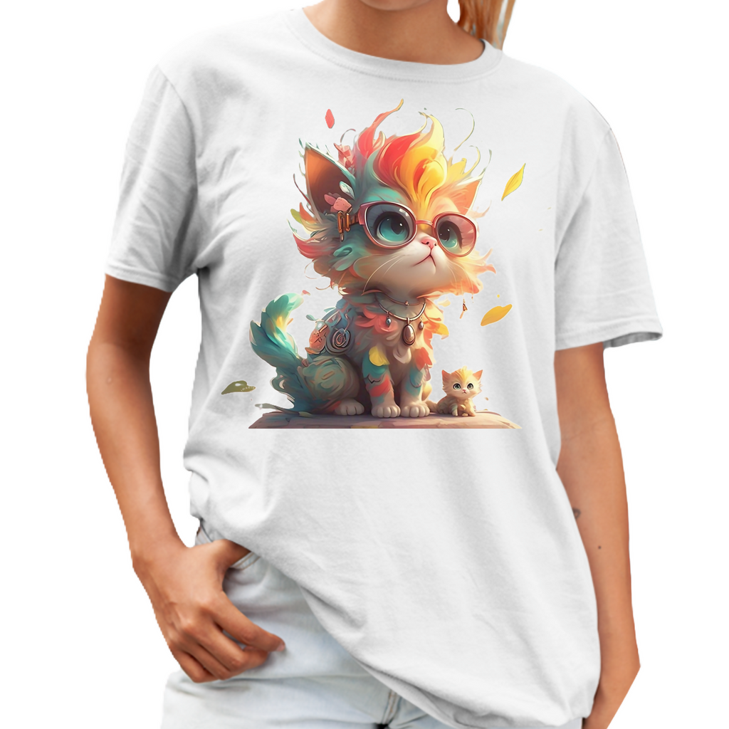 KittyCat-3 Unisex T-Shirt (ArtzyAi)