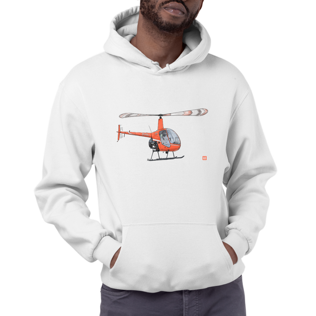 Robinson R22 Beta II ZS-PZJ - Men's Hoodie 1 (GeraldSmithArt)