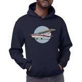 Cessna 210 Centurion II ZS-KYJ - Men's Hoodie 1 (GeraldSmithArt)