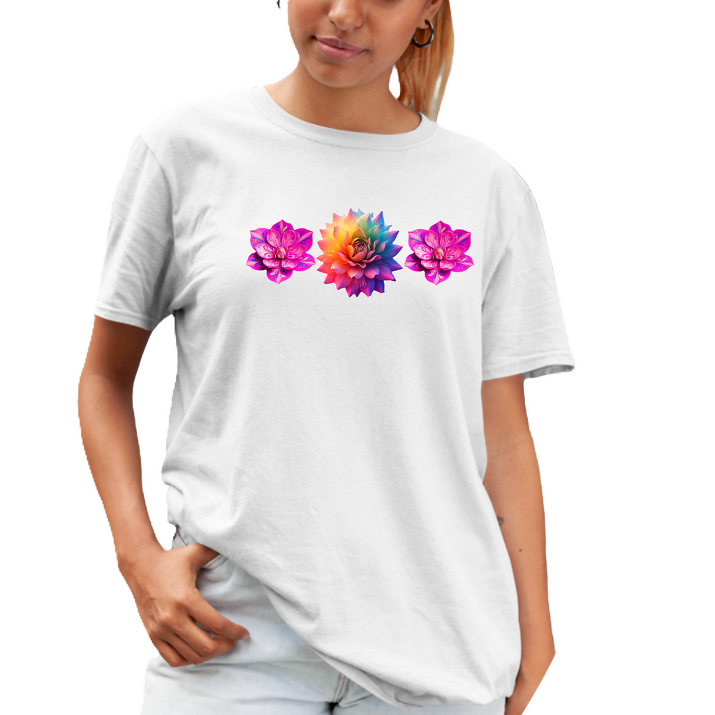 Flower Fun - Unisex T-Shirt (ArtzyAi)