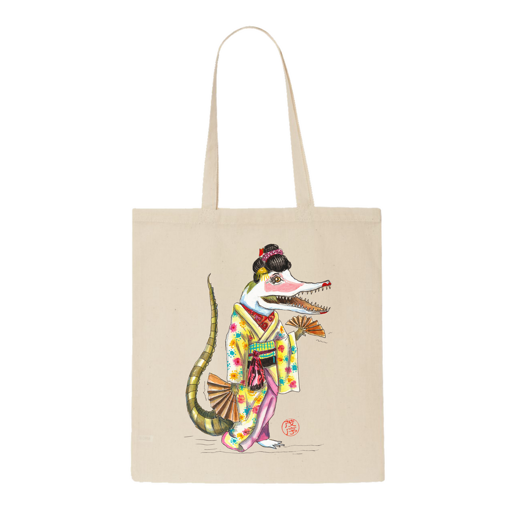 Crocodile Geisha - Tote Bag - ( MoJoSA )