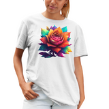 Flower Power-1 Ladies T-Shirt (ArtzyAi)