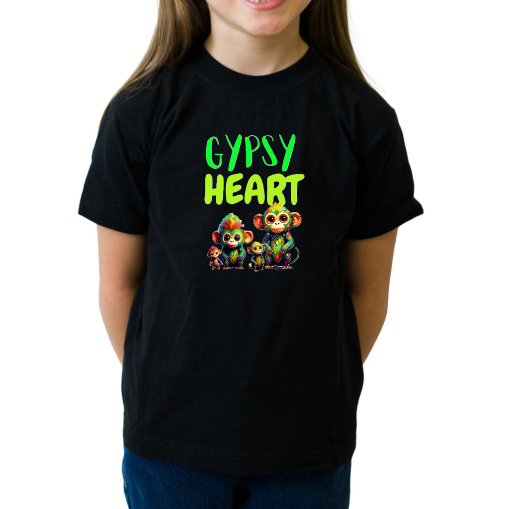 Gypsy Heart1 - Unisex Kids T-Shirt (ArtzyAi)