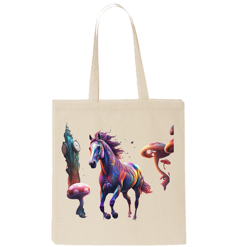 Soul of the Horse Abstract 24 - Tote Bag (ArtzyAi)