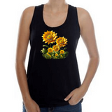 Flower D2 Ladies Black Vest (5)