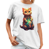 Kitty-12 Unisex T-Shirt (ArtzyAi) (12)