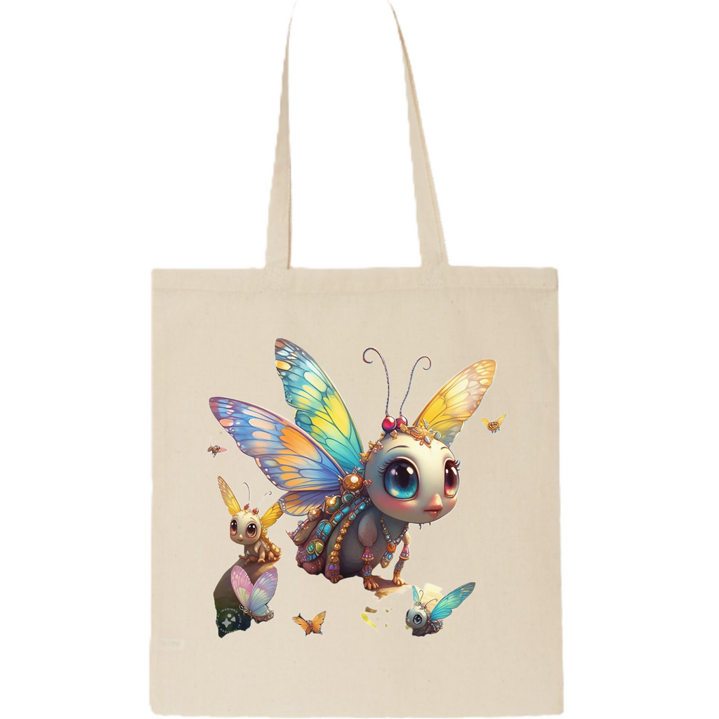 Butterfly-3 Tote Bag (ArtzyAi)