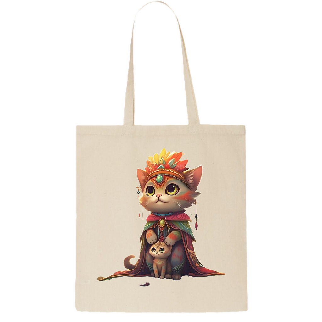 Kitty-5 Tote Bag (ArtzyAi)