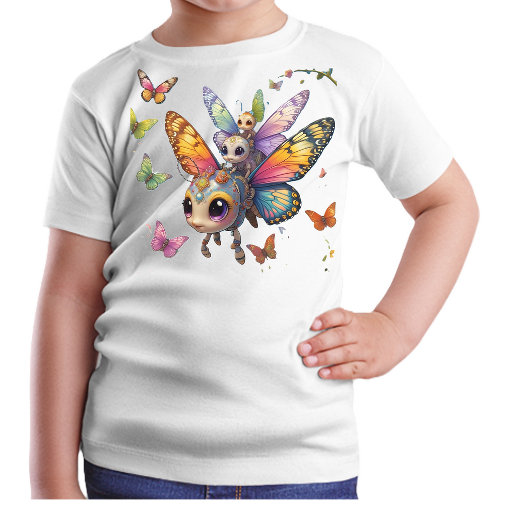 Butterfly-7 Kids T-Shirt (ArtzyAi)