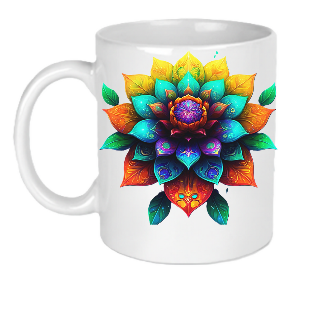 Petal 2 Ceramic Mug (ArtzyAi)