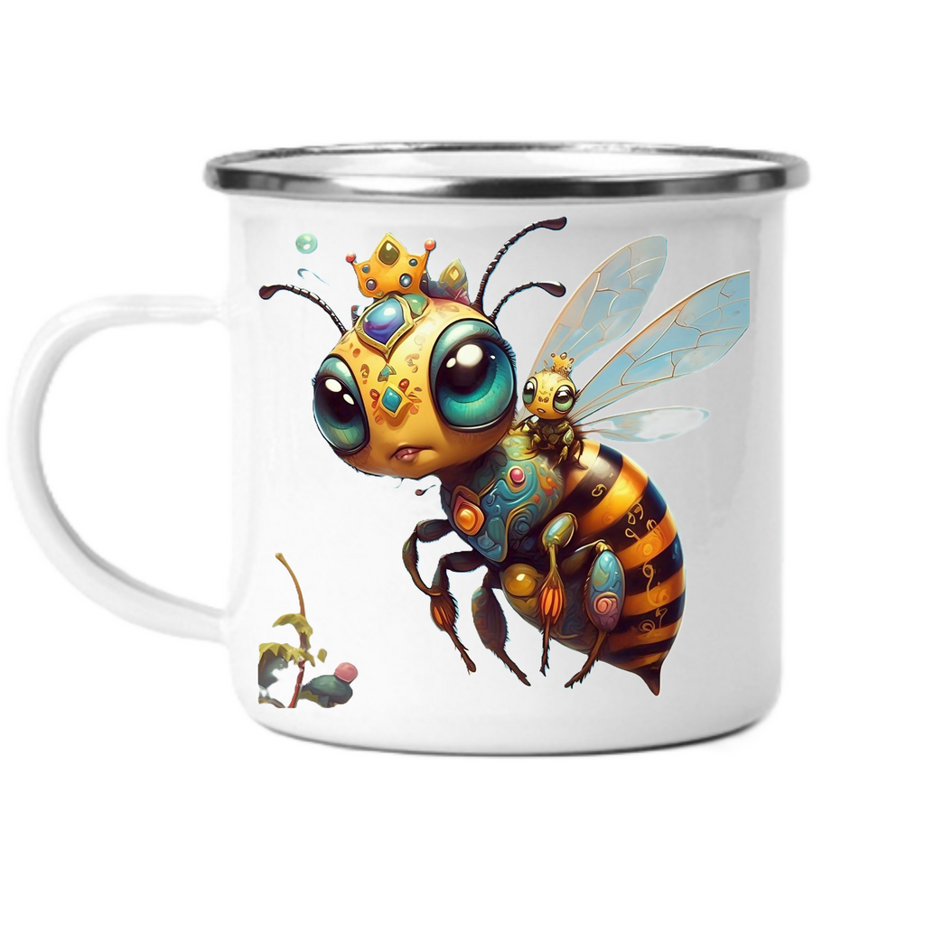 BEE-1 Enamel Mug (ArtzyAi)