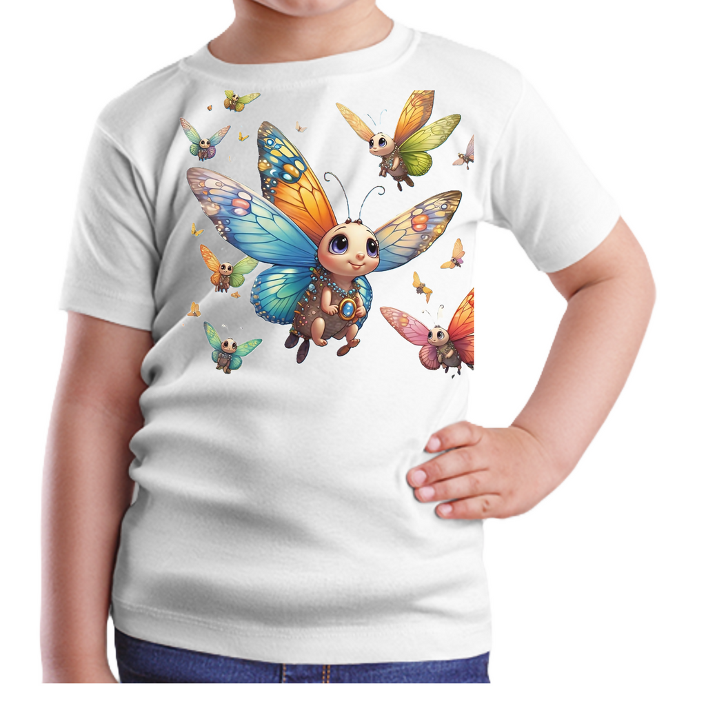 Butterfly-1 Kids T-Shirt (ArtzyAi)