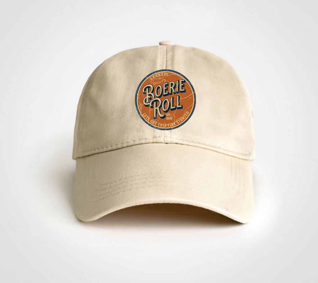 Boerie Roll - Cotton Chino 6 Panel Cap ( Route 62 T'S )