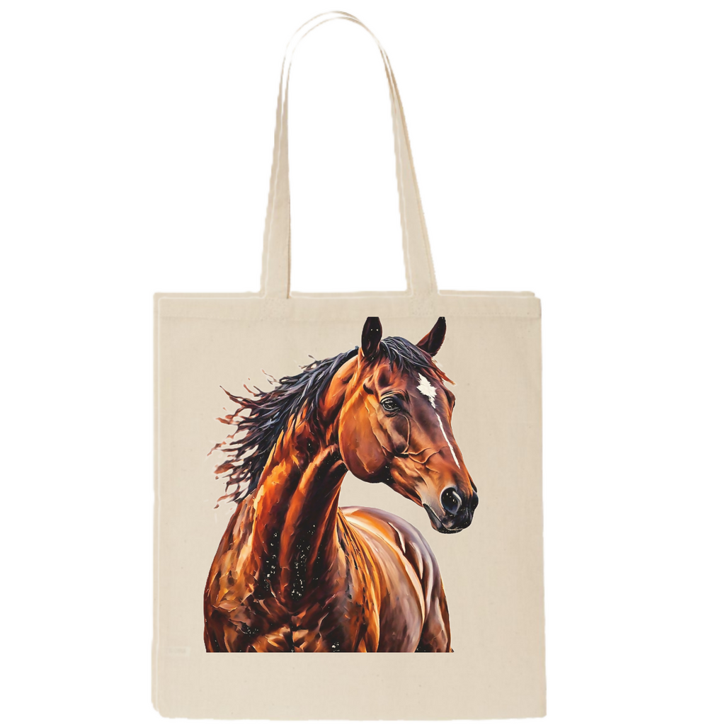 Soul of the Horse Abstract 19 - Tote Bag (ArtzyAi)