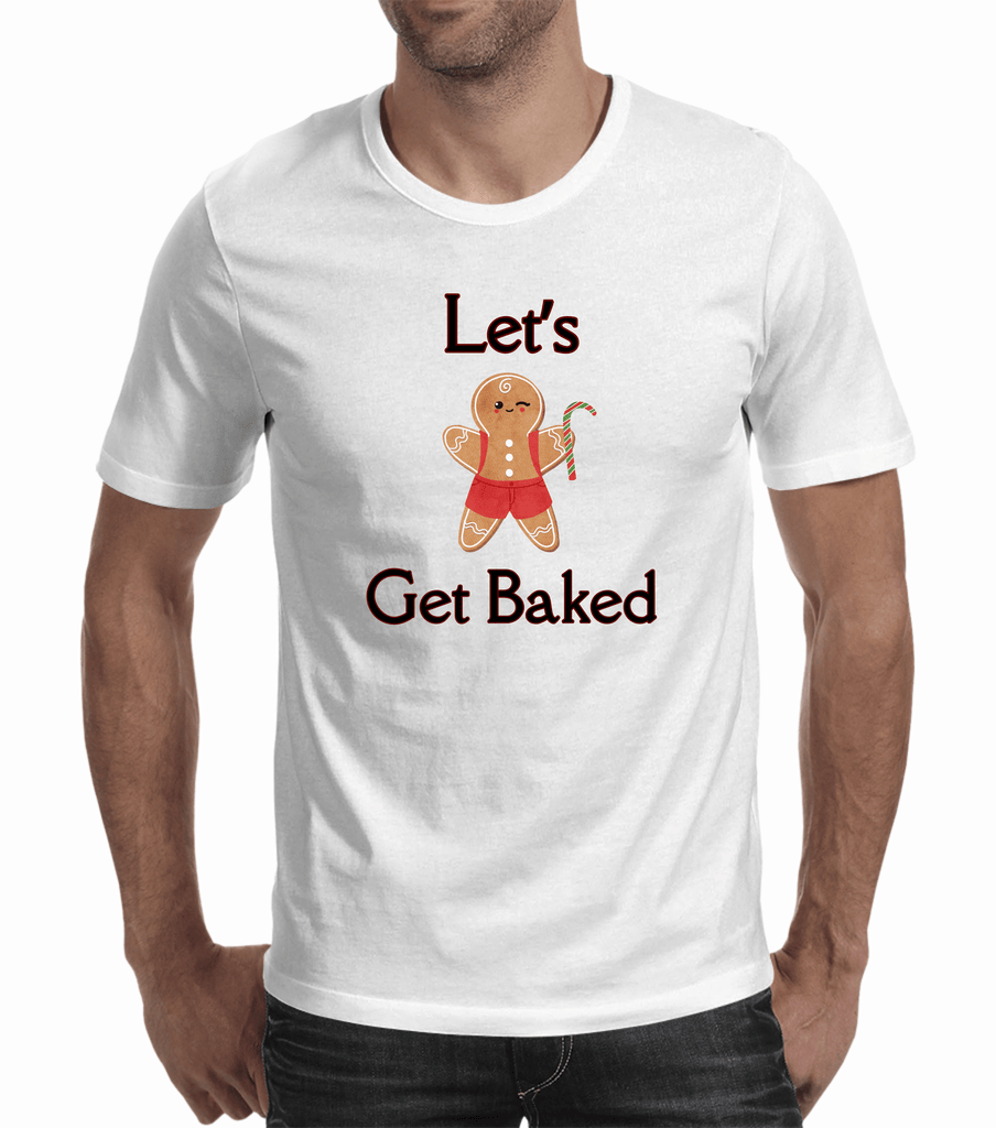 Funny Chrismas Tshirts | Let's Get Baked (Men)