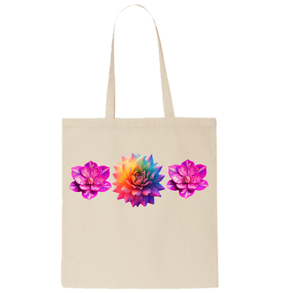 Floral Fantasies 10 - Tote Bag (ArtzyAi)