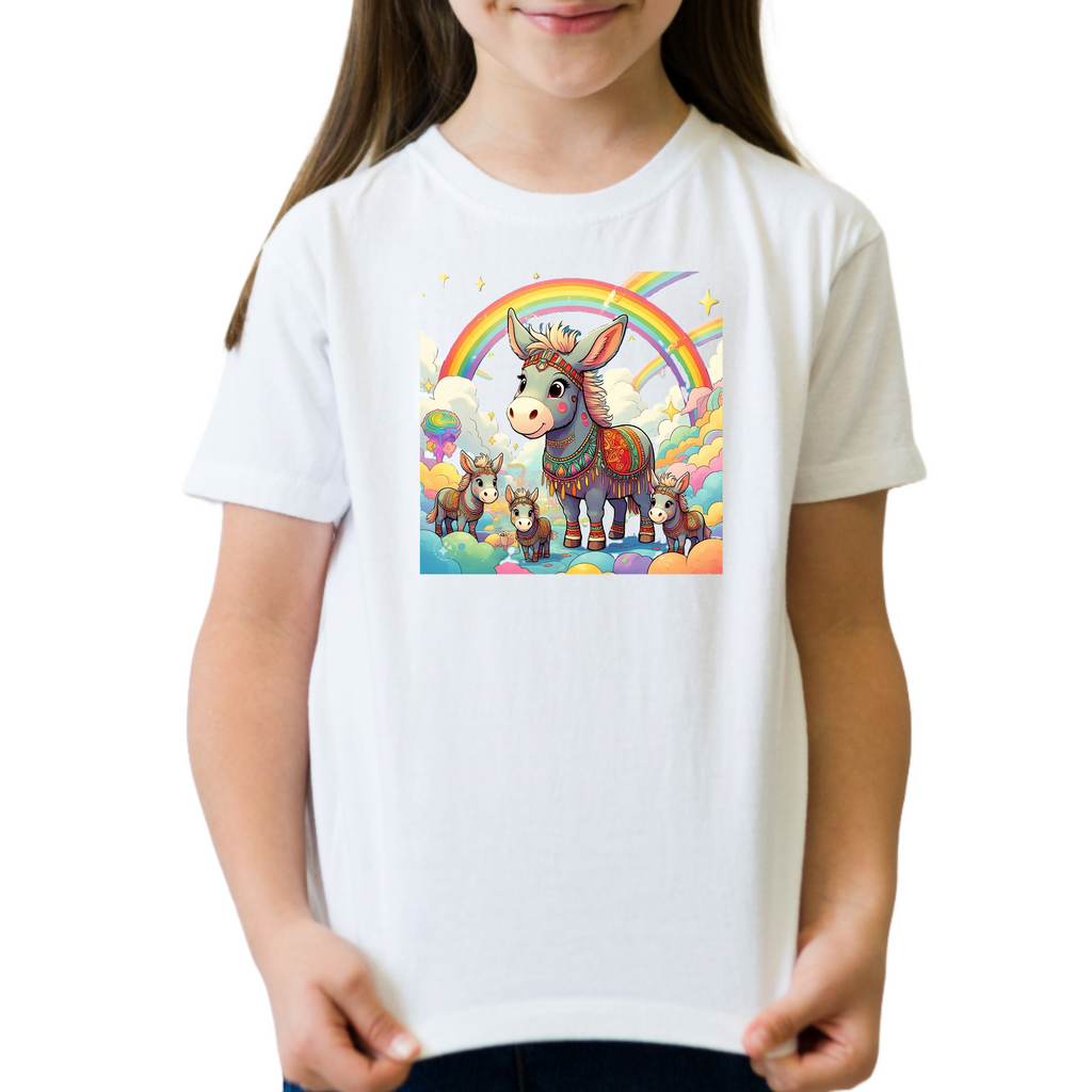 Donkey Love 13 - Unisex Kids T-Shirt (ArtzyAi)