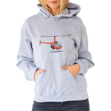 Robinson R22 Beta II ZS-PZJ - Unisex Hoodie 1 (GeraldSmithArt)