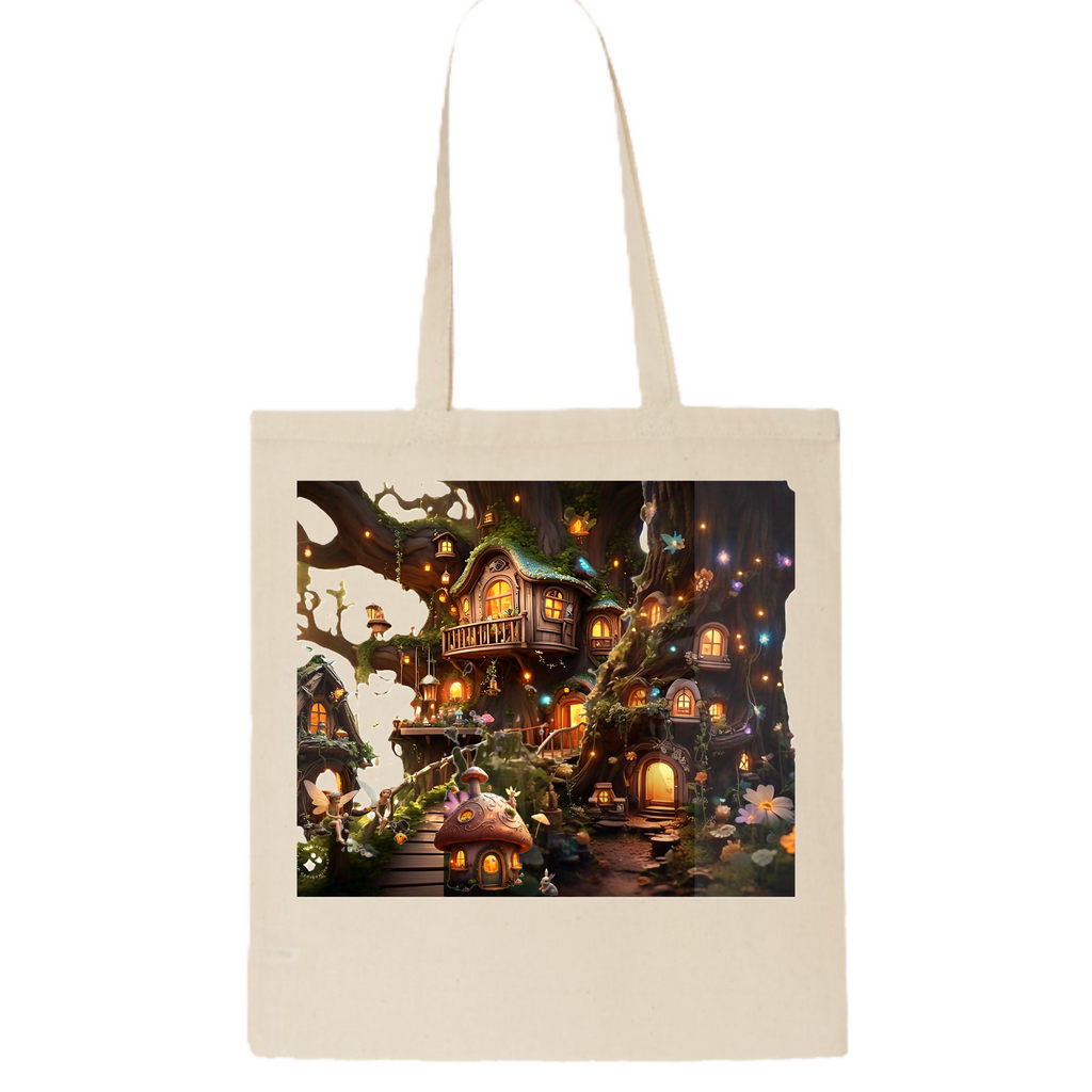 Fairy Flat 2 - Tote Bag (ArtzyAi)