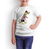 Croc in socks in Crocs - Kid's T-shirt - ( MoJoSA )