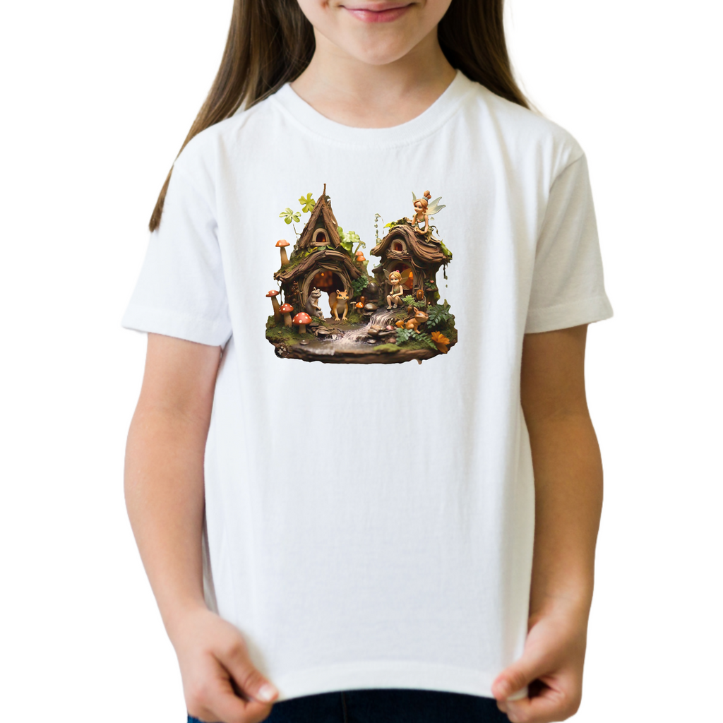 Fairy Village 23 - Unisex Kids T-Shirt (ArtzyAi)