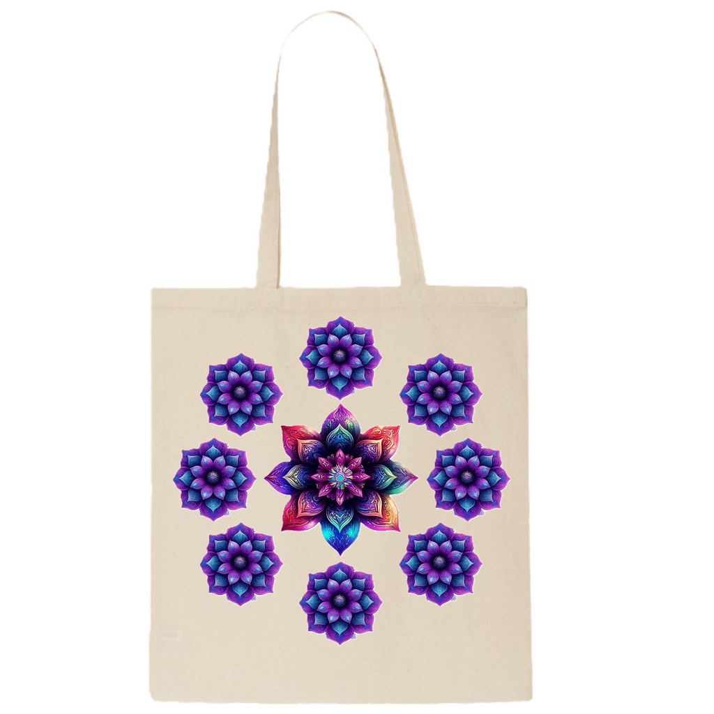 Floral Fantasies 5 -Tote Bag (ArtzyAi)