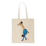 Giraffe Businessman - Tote Bag - ( MoJoSA )