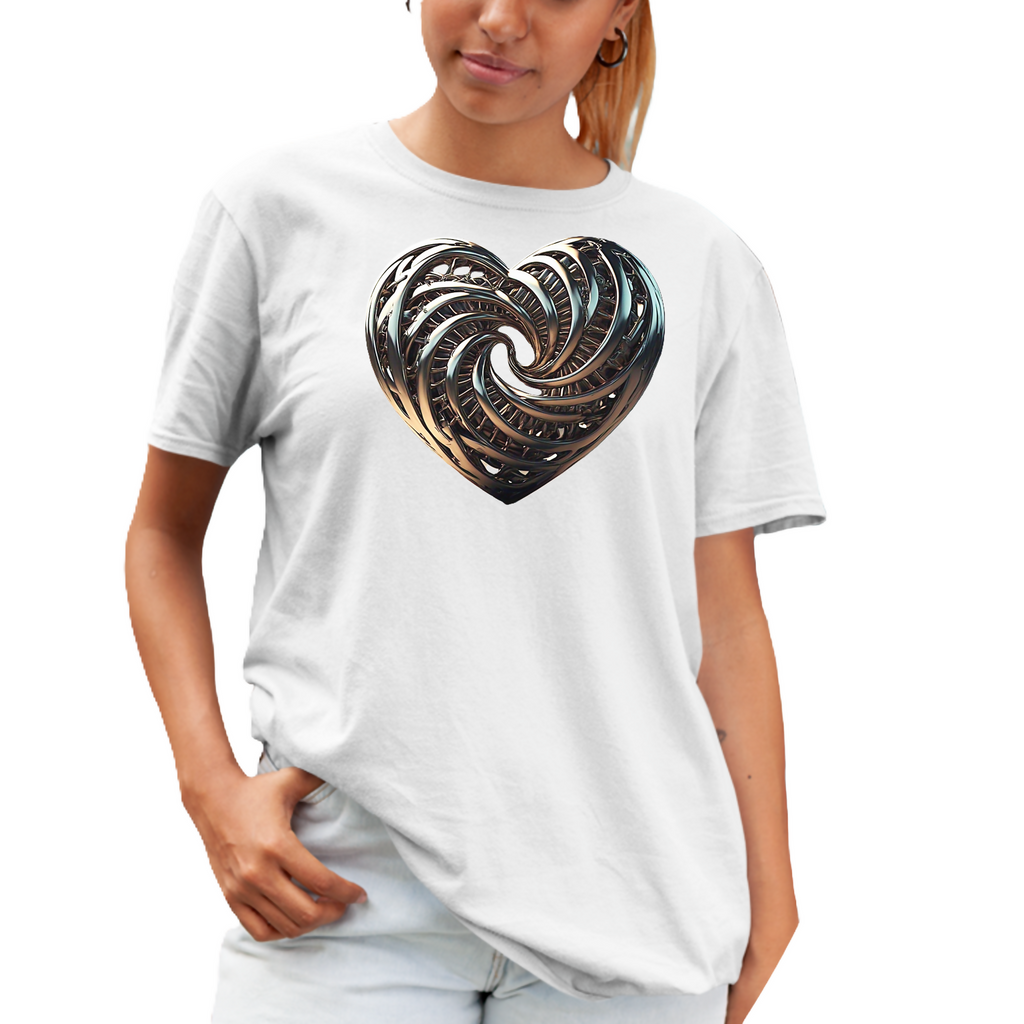 Love - F Unisex T-Shirt (ArtzyAI)