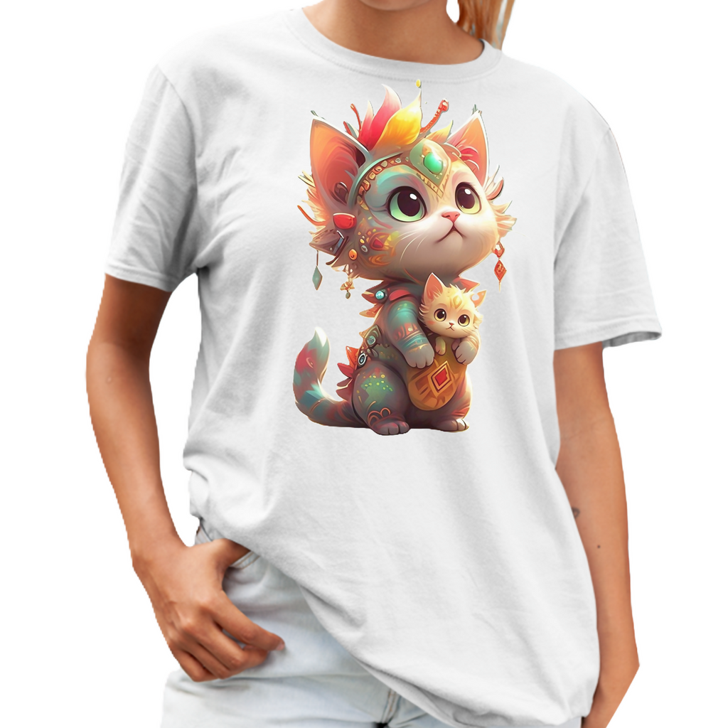 KittyCat-8 Unisex T-Shirt (ArtzyAi)