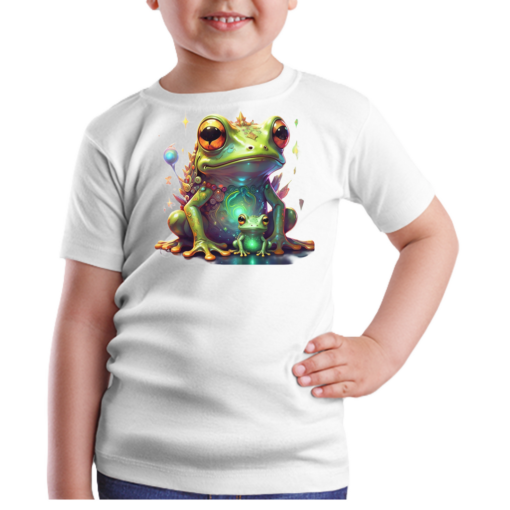 Frog-6 Kids T-Shirt (ArtzyAi)