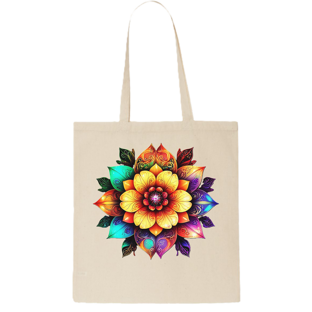 Floral 10 Tote Bag (ArtzyAi)