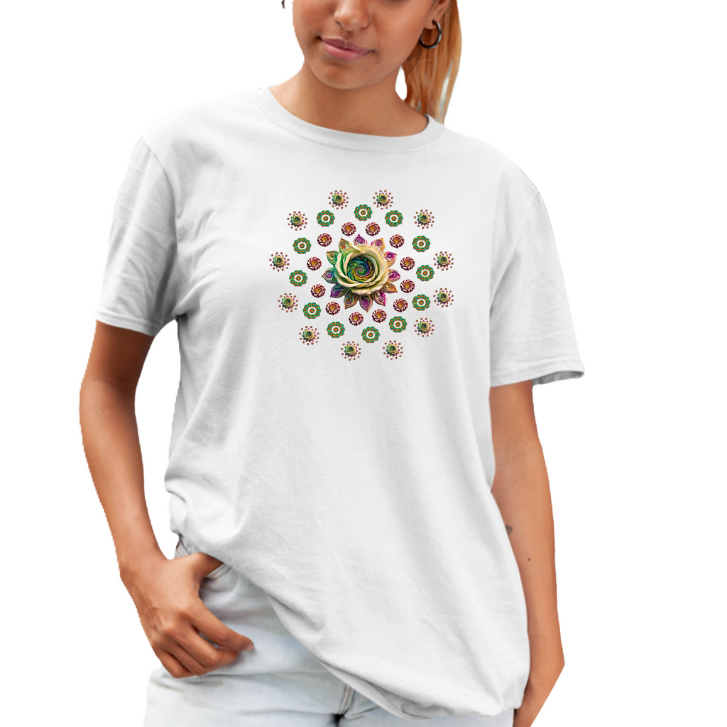 Flower Power 7- Unisex T-Shirt (ArtzyAi)