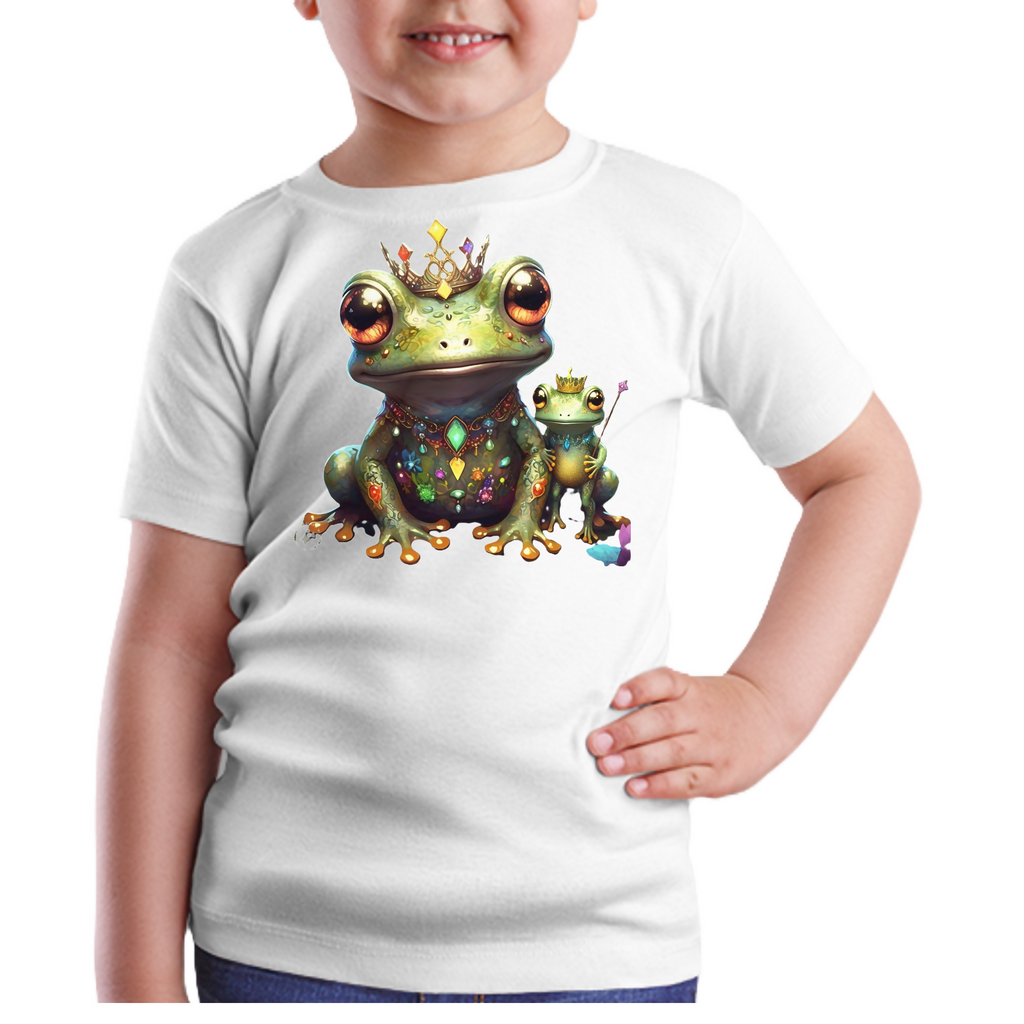 Frog-2 Kids T-Shirt (ArtzyAi)