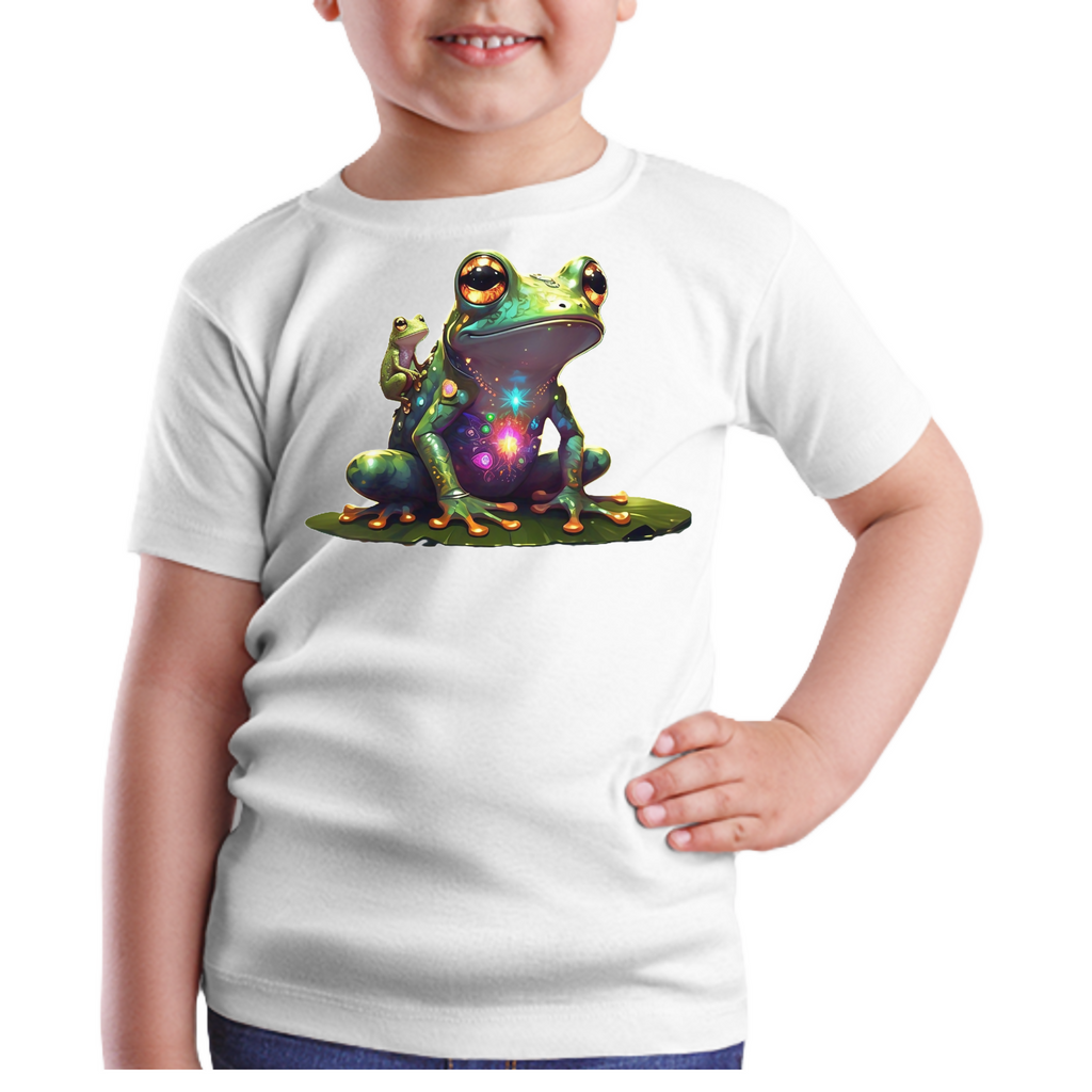 Frog-7 Kids T-Shirt (ArtzyAi)