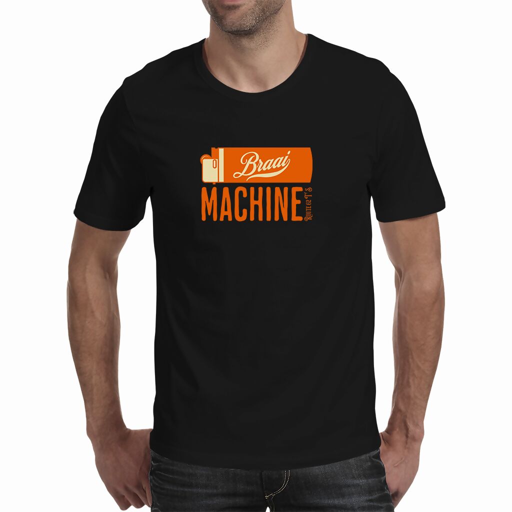 Braai Machine - Lighter - Men's T - Shirt ( Route 62 T ' S)