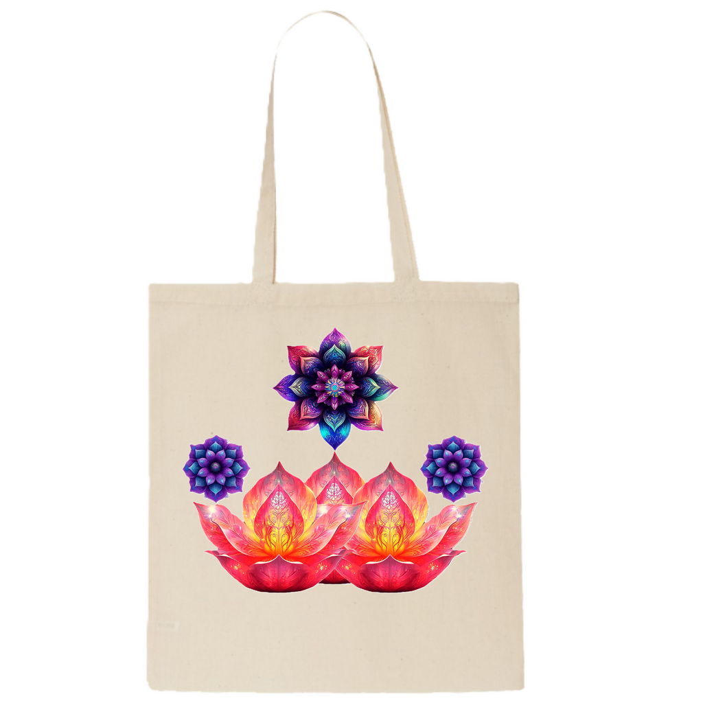 Floral Fantasies 8 - Tote Bag (ArtzyAi)