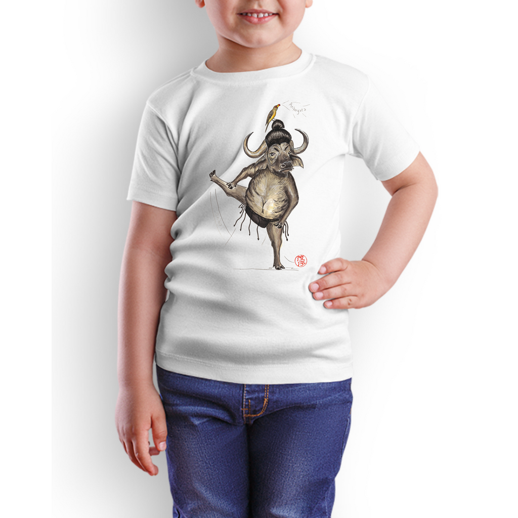 Sumo Buffalo - Kid's T-shirt - ( MoJoSA )