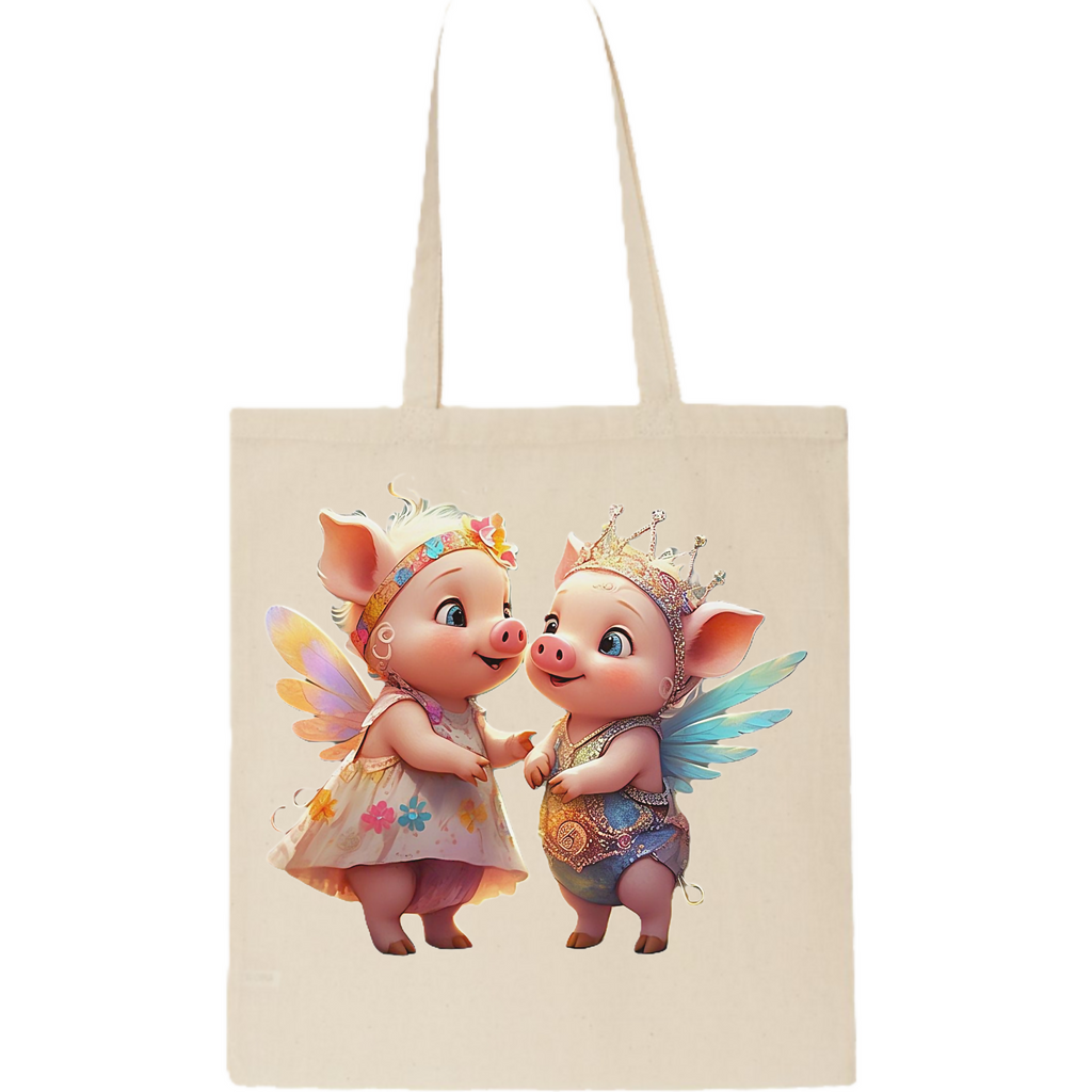 Piggy-7 Tote Bag (ArtzyAi)