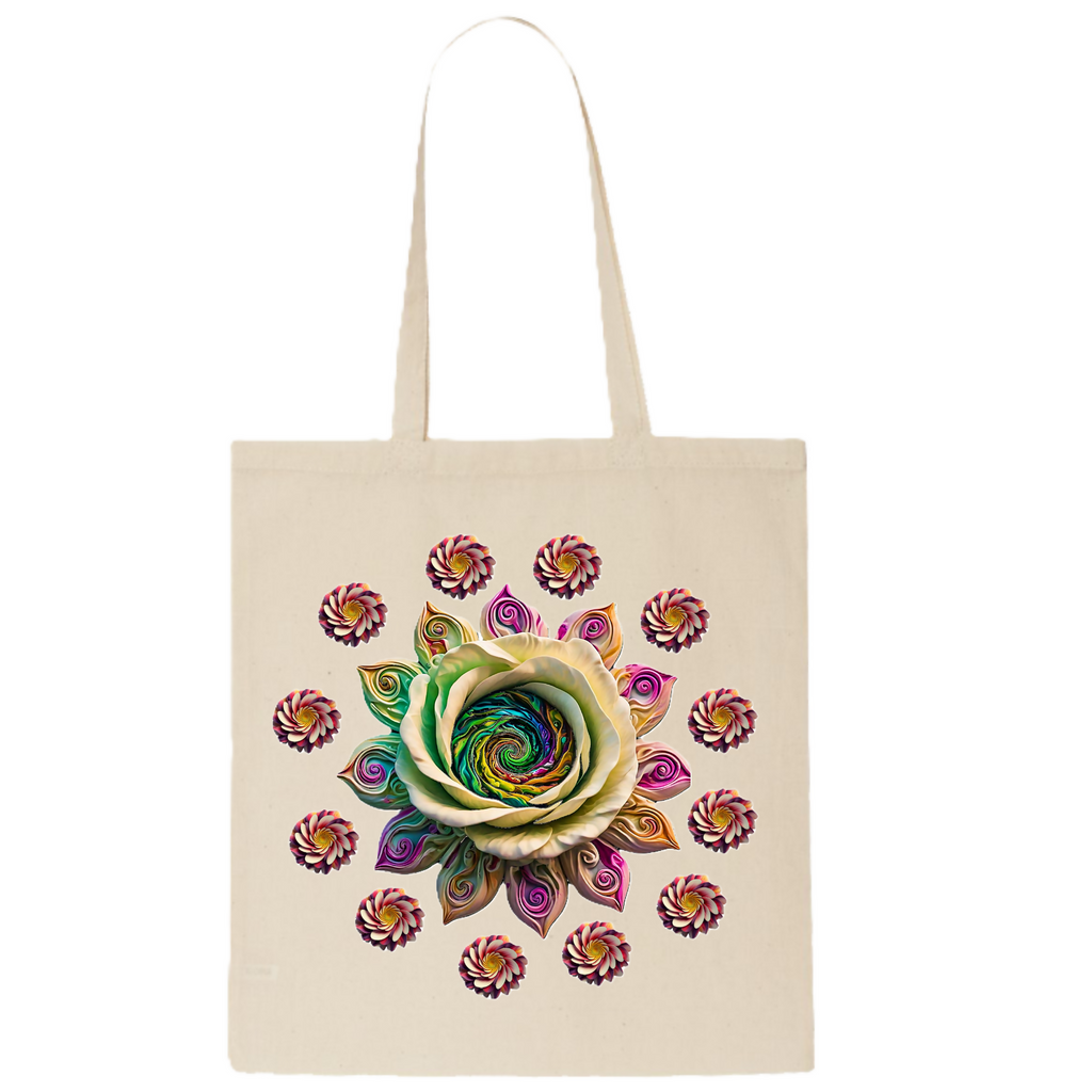 Floral Fantasies 4 -Tote Bag (ArtzyAi)