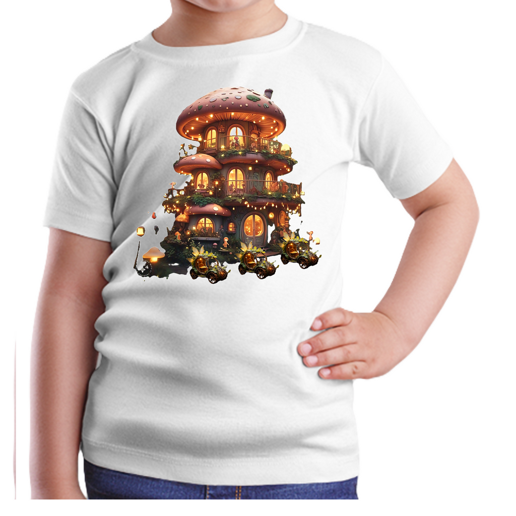 Fairy Village 5 - Unisex Kids T-Shirt (ArtzyAi)