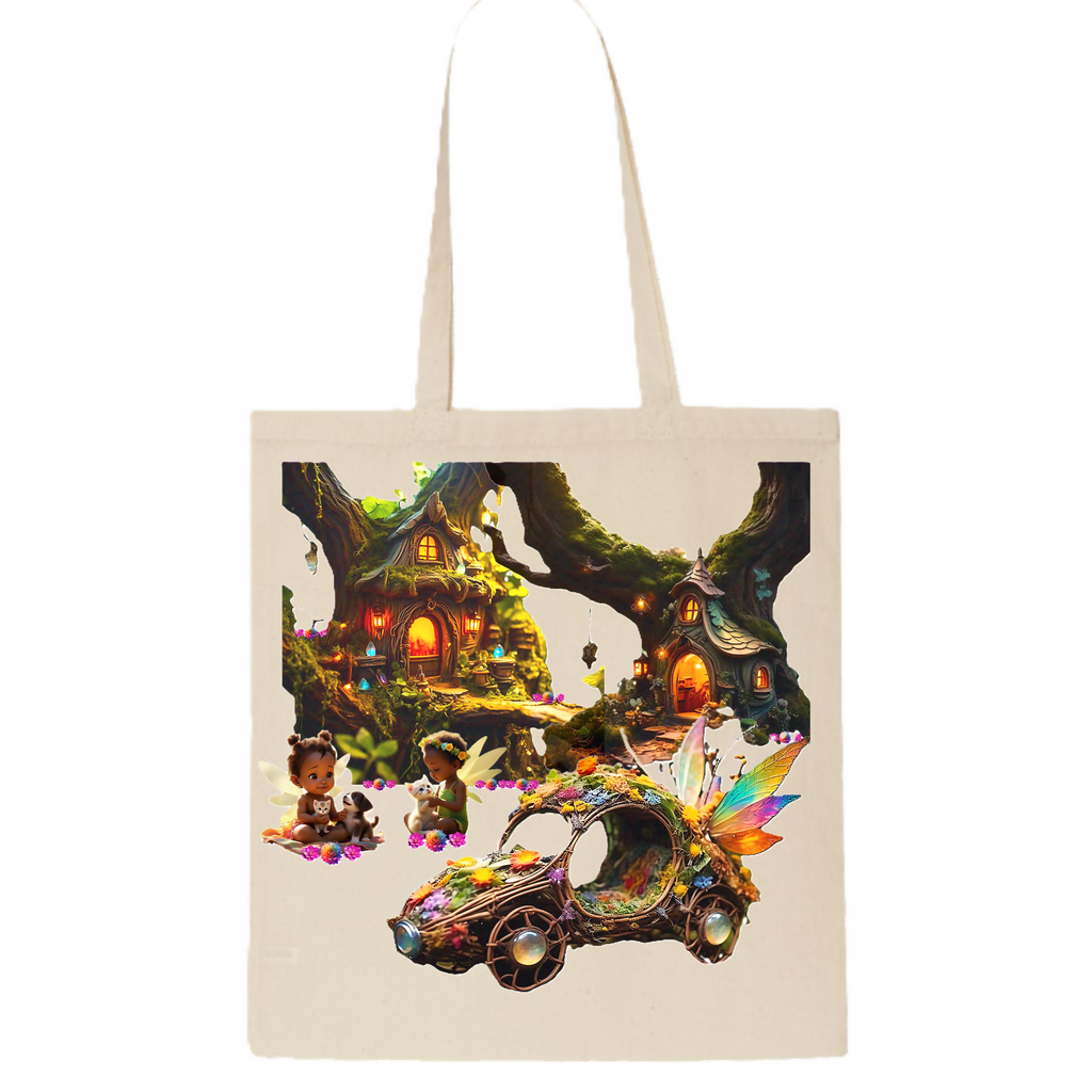 Fairy Flat 5 - Tote Bag (ArtzyAi)